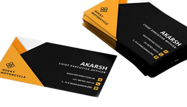 Business card design